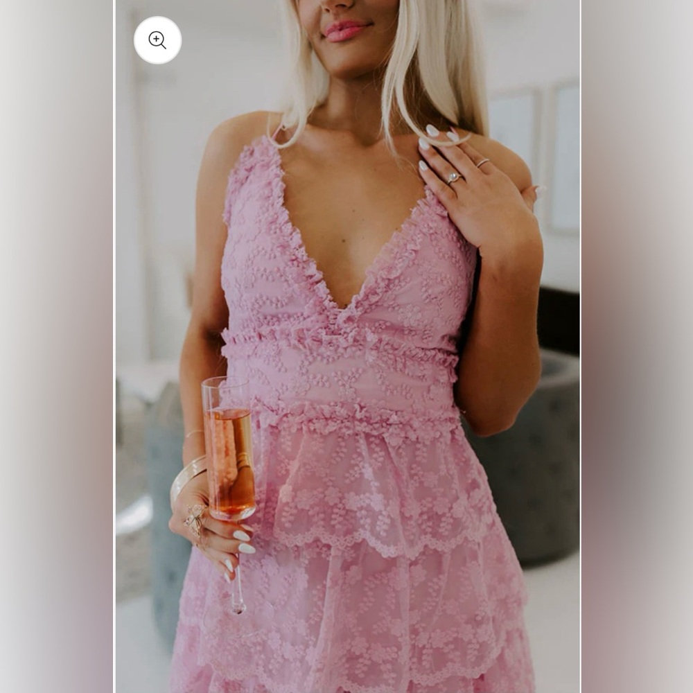 Impressions Floral Lace Dress